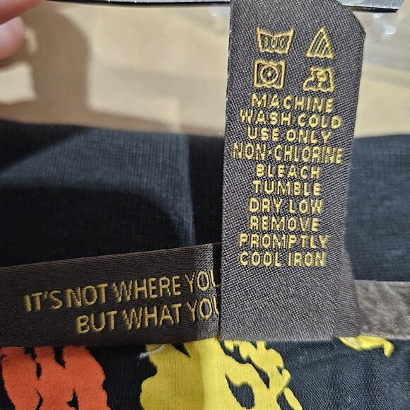 Rocawear Shirt Mens XL Black Yellow Splatter Paint NYC Chapter Pocket Hip Hop - Picture 13 of 14